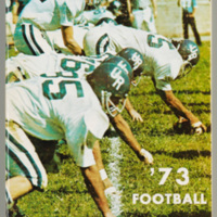 '73 Football, University of Richmond. Media Guide
